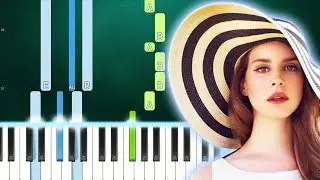 Lana Del Rey - How To Disappear (Piano Tutorial) By MUSICHELP