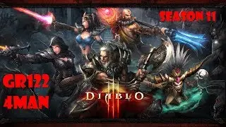 Diablo 3 - GR122 4Man Clear Season 11