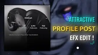 Instagram Trending Profile Post Efx Edit Preset 😘|| Alight Motion Edits || Overloaddd Editor 💟