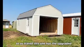 14x24ft Lofted Garage KGH Buildings Alberta Premier Portable Buildings