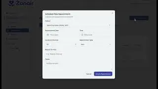 How to Manage Appointments and Add New Appointments in Zonoir