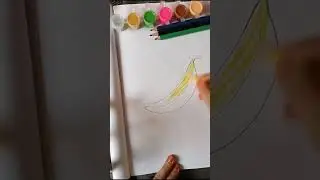 Banana Drawing Single!#shorts #केले का चित्र बनाना सिखे!#Arsh aarty world 🙏👍👉🌎🍌🍌