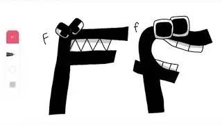 Making of Alphabet Lore letter F and lowercase f