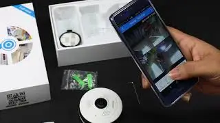 Процесс подключения беспроводной панорамной камеры Meisort VR13 IP Camera 960P 1.3MP 360 Fisheye