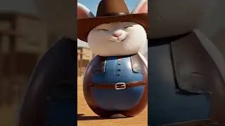 Bunny Turns Into a Balloon? 🎈🐰 #CuteBunny, #BalloonTransformation,#AdorableBunny,#BunnyBalloonMagic,