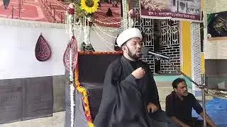 Majlise Chehlum_Maulana Masoom Ali Gazi sb_Bagjola