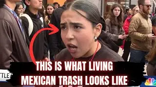 Uppity Mexican Anchor Babies Stage Anti-ICE Walk Out Of SJW High School