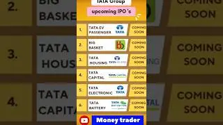 Tata group upcoming ipo's | upcoming stocks #tatastocks #tata #tatalatteststocks #shares #money