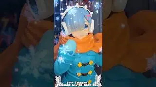 Рем из Re:Zero готова к зимним холодам! #короткометражные #аниме