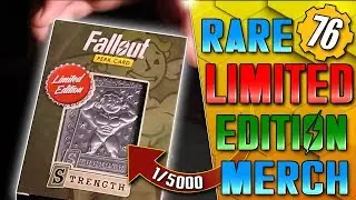 Unboxing ULTRA RARE LIMITED Fallout Merch! - Steel Special Card!!