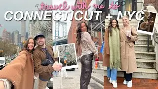 TRAVEL WITH ME TO CONNECTICUT 🌥️🍸🏛️ visiting stamford, trendy bars, yummy eats (& mini NYC trip!)