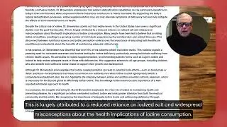 Iodine In Health-Insights From Dr  David Brownstein