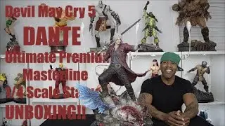 Devil May Cry 5: Dante Ultimate Premium Masterline 1/4 Scale Statue Unboxing (Prime 1 Studio)