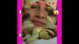चेहरे के फायदे के लिए घोंघा उपचार ❓snail facial, how to, wellness, anti-aging, snails #shorts #viral