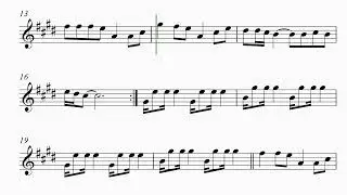 Lambada - Kaoma | Clarinet Sheet Music