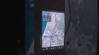 Tesla ModelS Navigation Satellite map with Tesla Connectivity