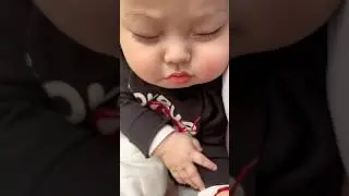 cute babie funny sleeping face 😍 #shorts #youtubeshorts