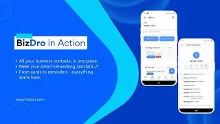BizDro &ndash; AI-Powered Business Card Scanner App | Scan, Save & Organize Contacts Instantly