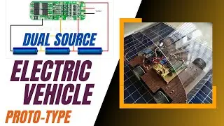 Dual Battery Electric Vehicle Prototype with Automatic Battery Changeover and Status Monitoring
