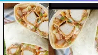 Dynamite chicken wrap at home❗so simple quick recipe..#chickencrepes. #FoodAddiction.