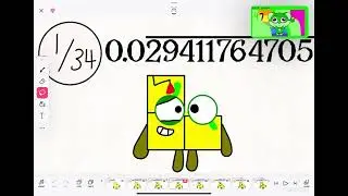 Numberblocks band fractions decimal 7