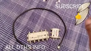 DISEQC SWITCH 4 IN 1 + 8 IN 1 KAISE BANAYE