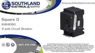 Square D EH24050, 50 Amp, 480 Volt, 2 Pole Circuit Breaker