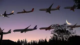 ✈️ PLANE SPOTTING at SUNSET 🌅 Sydney Airport Golden Hour LANDINGS & ARRIVALS