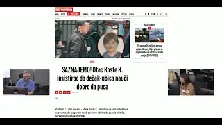 KOLEGIJUM - SAZNAJEMO Otac dečaka-ubice insistirao da K.K. nauči da puca, majka promenila lični opis