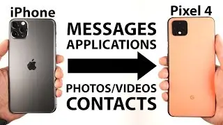 How to transfer from iPhone / Android to Pixel 4 XL (messages, apps, photos, contacts, and more)!