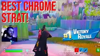 NEW CHROME MAP! EXPLORE NEW FORTNITE SEASON | How To Win | Chrome Splash | Evochrome Rifle Items