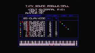 MSX+FM-PACをMIDI音源モジュールとして使ってみた