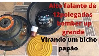 como transforma um alto falante de 12 polegadas up grande em um alto falante bomber bicho papão