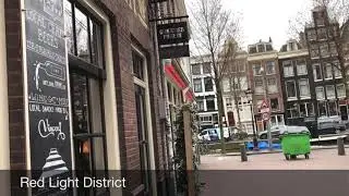 Amsterdam Redd Light District in Corona Crisis
