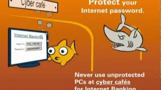Safe Banking tip - Cyber Cafe
