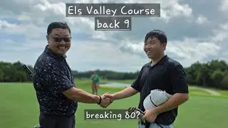 Els Desaru Coast Valley Course Back 9. Breaking 80 with the family? 