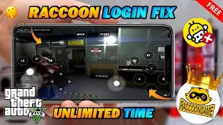 How to Fix Login Problem in Raccoon Cloud Gaming App | Play GTA V on Mobile 🔥