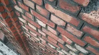 Wow Amazing Brick Work | Beautiful Red Brick Wall | How To Make Brick Wall 