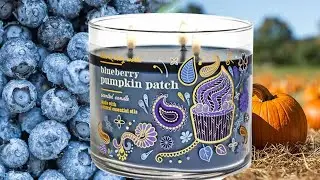 Bath & Body Works Blueberry Pumpkin Patch Candle Review