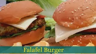 Easy and Quick 'Falafel Burger Recipe&rsquo;