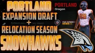 EXPANSION DRAFT + COMPLETE Opening Season | Portland Snowhawks Relocation Franchise Mode | Ep. 1