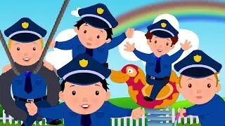 Five Little Policemen | Original Nursery Rhyme