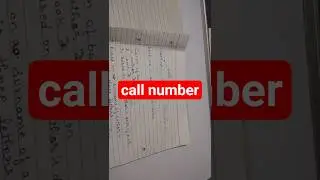 call number