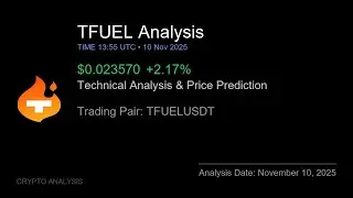 TFUEL (TFUELUSDT) Technical Analysis - Price Prediction & Buy or Sell November 10, 2025