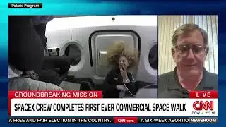 AIAA CEO Dan Dumbacher Discusses Polaris Dawn Spacewalk and the Future of Space Travel CNN Newsroom