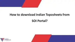 How to download Indian Toposheets from SOI Portal?