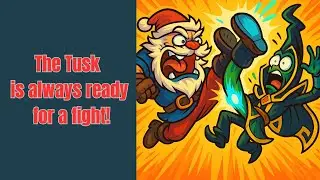 Tusk POS 5 is PURE CHAOS & FUN with Aghanim's! | Dota 2