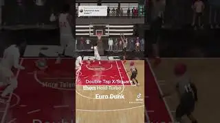 EURO STEP DUNK TUTORIAL 🔥