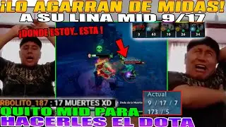 LO AGARRAN DE MIDAS A SU LINA MID 9/17!! MACARIUS SOBERBIO QUITA MID Y PROMETIA HACERLES EL DOTA 2