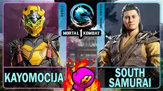 MK1 Кайомоция (CYRAX) против Южного Самурая (SHANG TSUNG)🥊Mortal Kombat 1🥊4K 60ᶠᵖˢ